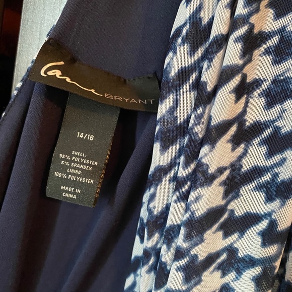 Lane Bryant navy blue dress - Picture 4 of 4